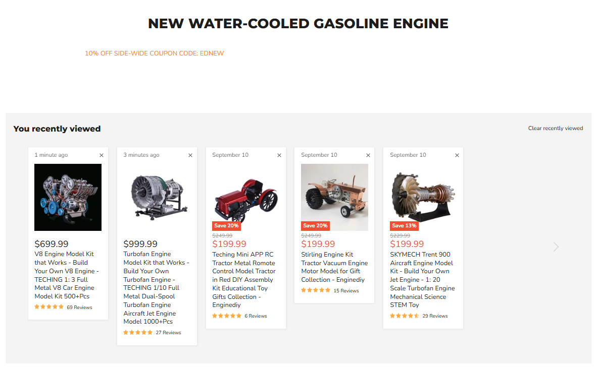 Engine DIY Kit code