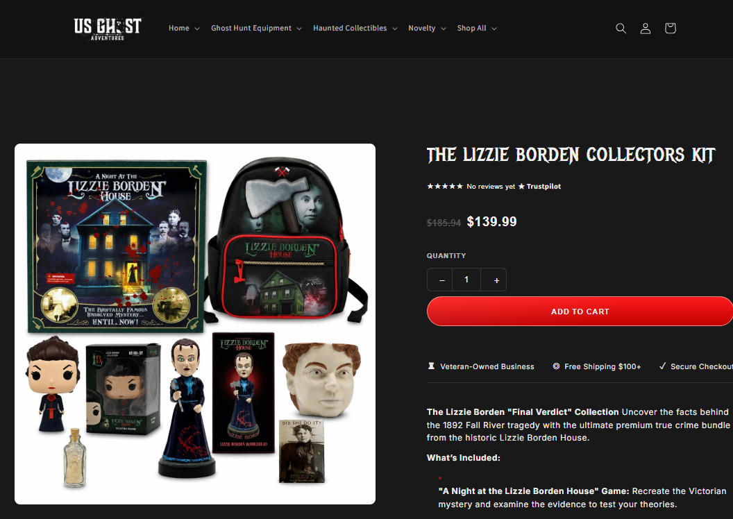 The Lizzie Borden Collectors Kit