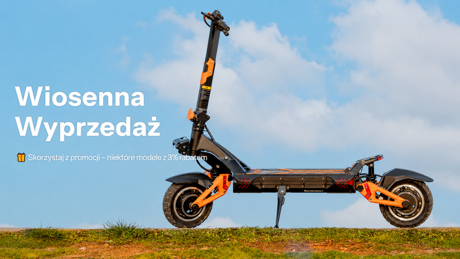 Wiosenna wyprzedaż hulajnóg elektrycznych KuKirin Polska
